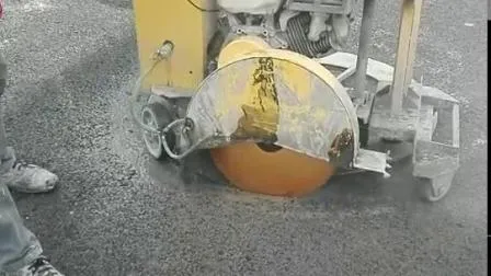 Cortador de estrada de concreto/asfalto Máquina de corte circular para tampa de bueiro